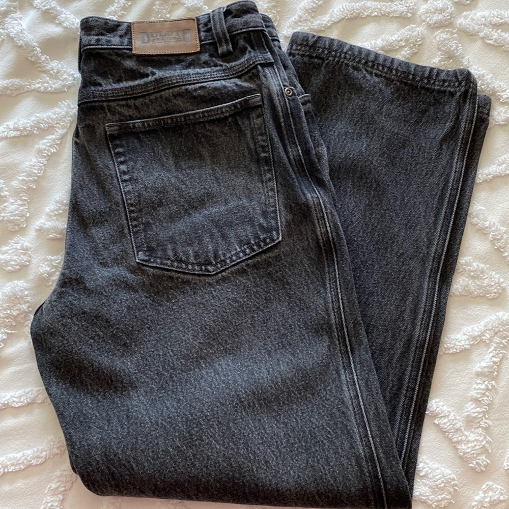 Duluth Trading - Men’s straight leg jeans 32x30 stone washed black - 100%Cotton